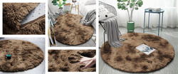 Shaggy Ombre Strado Round Carpet 200x200 OmbreCoffee (Brown)