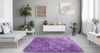 Shaggy Strado Carpet 120x170 PurpleFlower (Light Purple)