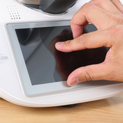 Szkło hartowane do Thermomix TM6 zestaw - ochrona ekranu 9H, pełne pokrycie, oleofobowe