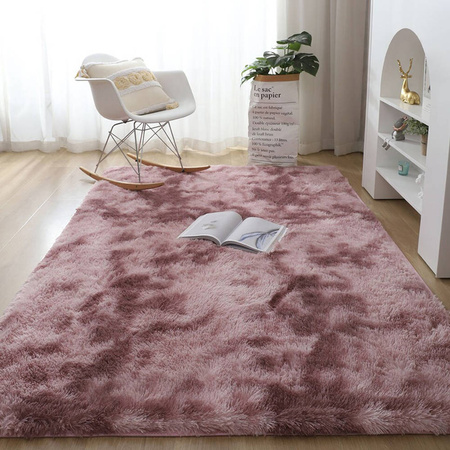 Dywan Ombre Shaggy Strado 200x260 OmbrePurple (Różowy)