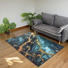 Dywan NOVO Strado nowoczesny do salonu marmurowy wzór velvet Malachit 160x200 cm