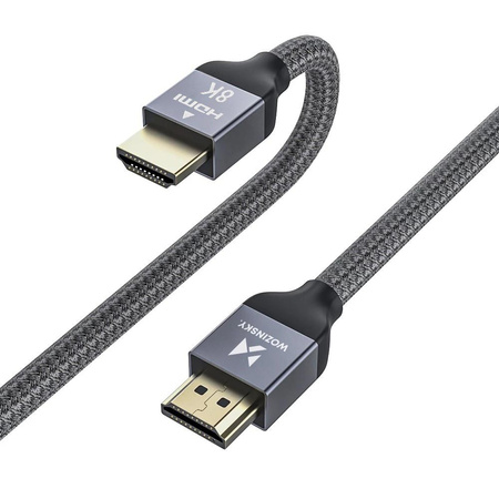 Kabel HDMI 2.1 Wozinsky 8K 60 Hz 3m WHDMI-30 (Srebrny)