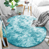 Shaggy Ombre Strado Round Carpet 140x140 OmbreBlue (Light Blue)