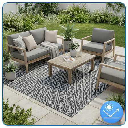 Dywan zewnętrzny Harmony 160x230 cm tarasowy wodoodporny na taras balkon do ogrodu