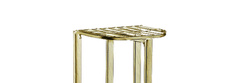 Gold standing metal flower stand for 6 flower pots- elegant flower stand