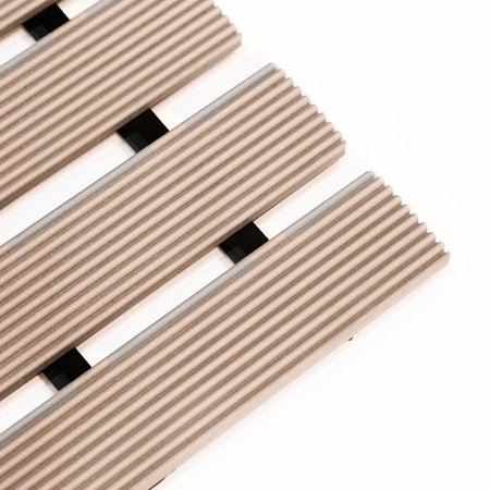 Mata łazienkowa antypoślizgowa pod prysznic brodzik do sauny basenu, beżowa