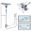 2w1 Teleskopowa Myjka Ściągaczka do mycia okien szyb luster 69-145cm, turkusowa
