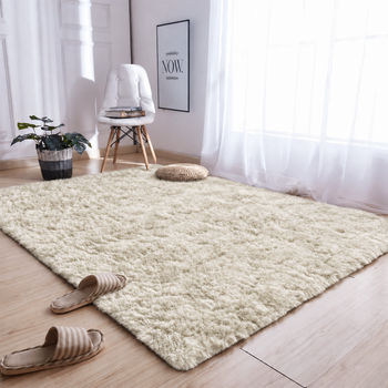 Shaggy room carpet Strado 140x200 CreamBeige (Beige)