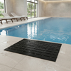 MATA łazienkowa antypoślizgowa POD PRYSZNIC brodzik do sauny basenu 43x61, czarna