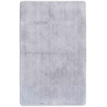 STRADO Rabbit 3D plush soft like rabbit anti-slip carpet 120x170 Silver