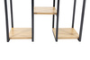 PANORAMA 6 level metal standing flower stand - elegant flower and plant stand OAK