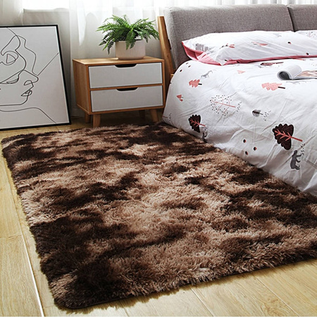 Dywan Ombre Shaggy Strado 140x190 OmbreCoffee (Brązowy)