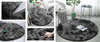 Shaggy Ombre Strado Round Carpet 150x150 OmbreGrey (Dark Gray)