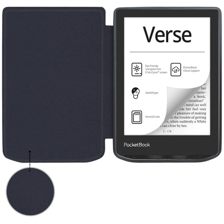 Etui Smart do PocketBook Verse Pro 629 634 (Czarny)