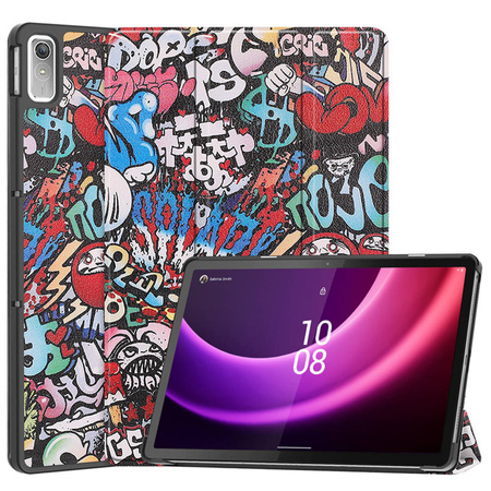 Etui Smart graficzne do Lenovo Tab P11 2nd Gen TB350 (Graffiti)