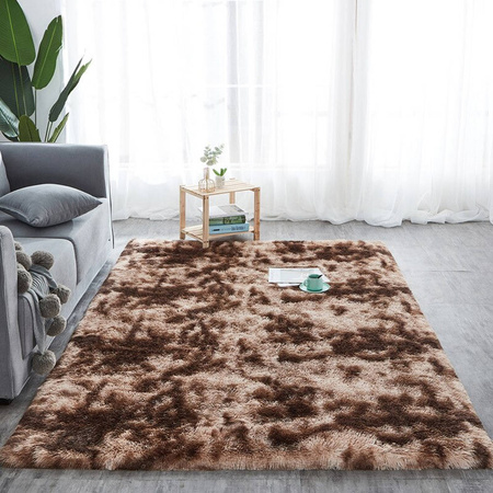 Dywan Ombre Shaggy Strado 140x190 OmbreCoffee (Brązowy)