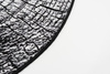 NOVO Strado modern tree trunk carpet for living room grey pattern Grey Trunk 90x90 cm