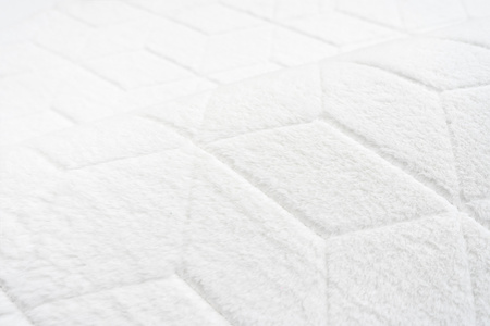 Dywan Rabbit 3D pluszowy miękki jedwabisty futro królika 140x200, biały