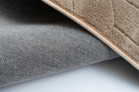 Dywan Rabbit 3D pluszowy miękki jedwabisty futro królika 80x150, beżowy