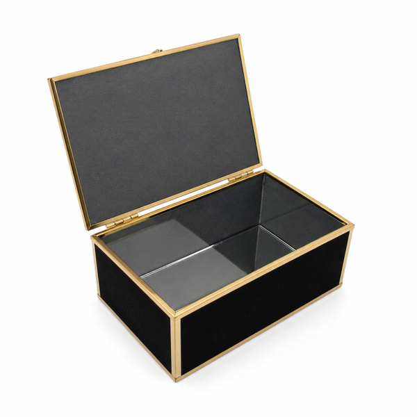 Szkatułka na biżuterię 18x13x7 cm 4ASS CLR Black
