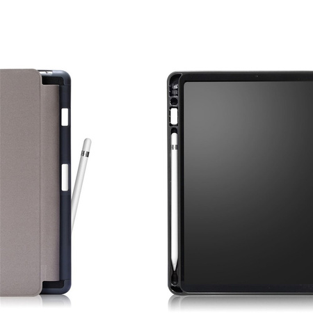 Etui Smart graficzne Pencil case do Apple iPad 7/8 10.2 (Graffiti)