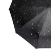 Folding vinyl automatic umbrella AU20 Black Silver durable all-weather design