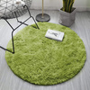 Shaggy Strado Round Carpet 150x150 GreenGrass Green)