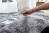 Shaggy Ombre Strado Round Carpet 100x100 OmbreSilver (Light Gray)