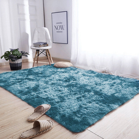 Ombre Shaggy Strado Carpet 250x300 OmbreNavy (Dark Blue)