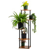 Kwietnik metalowy na kwiaty stojący wysoki 5 poziomów duży 106cm XL Palace, czarny