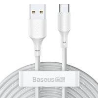 2x kabel USB - USB Typ-C Baseus Quick Charge 1,5 m (Biały)