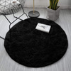 Shaggy Strado 120x120 BlackSky round carpet (Black)