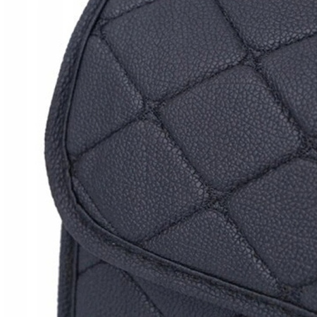 Składany duży organizer do bagażnika samochodu pikowany kuferek torba pojemnik na zakupy i narzędzia