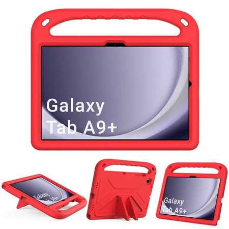 Etui FunColor do Samsung Galaxy Tab A9 Plus 11 (Czerwone)