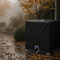 Pokrowiec na zbiornik IBC 1000L mauzer 100x120x116 cm czarny