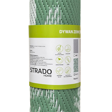 Dywan zewnętrzny Flora 160x230 cm tarasowy wodoodporny na taras balkon do ogrodu