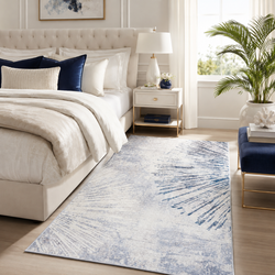 NOVO Strado modern carpet for living room delicate grey velvet pattern Grey Shine 200x300 cm