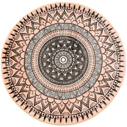 Dywan okrągły NOVO Strado 90x90 NRC10 Aztecki