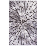 NOVO Strado modern tree trunk carpet for living room delicate grey velvet pattern Grey Trunk 120x170 cm