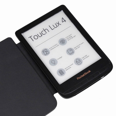 Etui Smart Case do Pocketbook Lux 4/5 627/616/628 (Czarne)