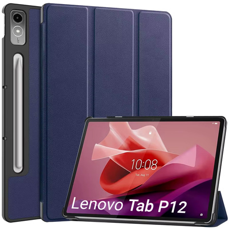 Etui Smart Case do Lenovo Tab P12 TB370 (Granatowe)