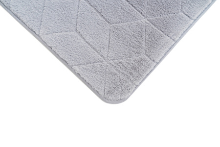 Dywan STRADO Rabbit 3D pluszowy miękki jak królik 160x230 Silver