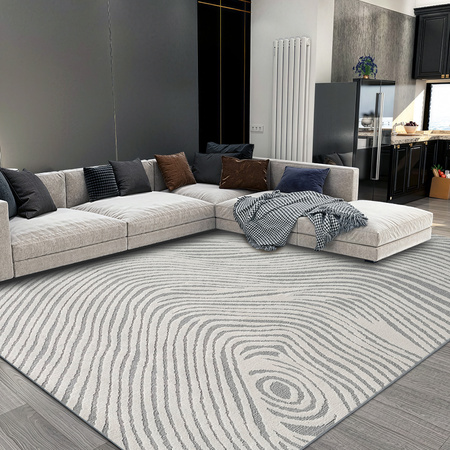 Dywan 140x200 do salonu pętelkowy duży japandi nowoczesny ciężki gruby POLO - Cloud (Szary)