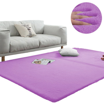 Dywan Rabbit 140x200 cm, fioletowy Lavender - miękki do salonu i sypialni