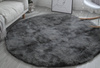Shaggy Ombre Strado Round Carpet 150x150 OmbreGrey (Dark Gray)