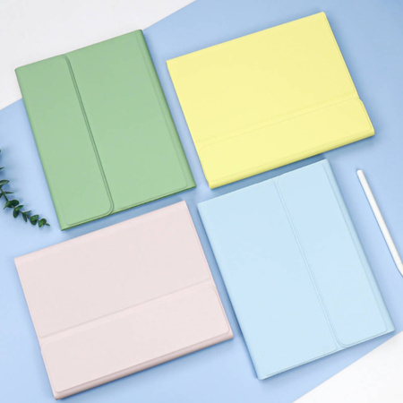 Etui kolorowe z klawiaturą i myszką do Apple iPad 7/ 8/ 9 10.2 2019/20/21 (Niebieskie)