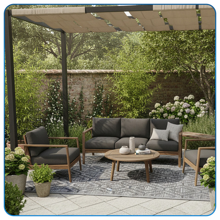 Dywan zewnętrzny Forte 140x200 cm tarasowy wodoodporny na taras balkon do ogrodu