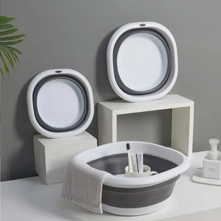 Miska składana silikonowa uniwersalny pojemnik do kuchni łazienki 10L