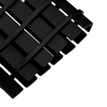 MATA łazienkowa antypoślizgowa POD PRYSZNIC brodzik do sauny basenu 43x61, czarna