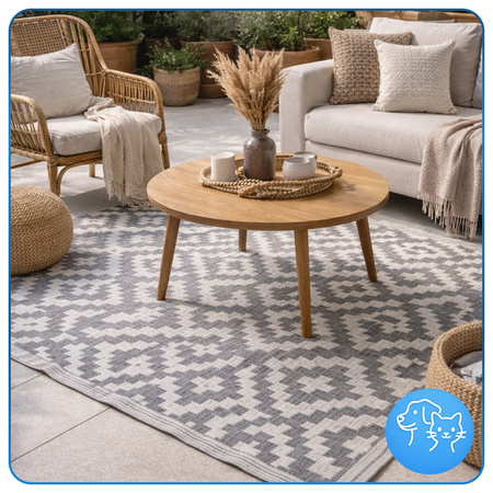 Dywan zewnętrzny 160x220 cm tarasowy wodoodporny na taras balkon do ogrodu